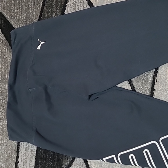 PUMA DRYCELL CROPPED SPORT LIFESTYLE RUCHED CROPPED LEGGINGS - Picture 12 of 13